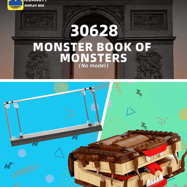 Display case for LEGO Harry Potter Monster Book of Monsters 30628 - ICUANUTY