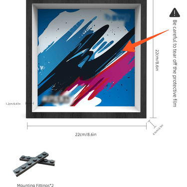 Car Wall Frame for Lego BWT Alpine F1 Team A524 77248 - ICUANUTY