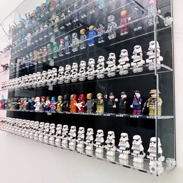 Displaykasse til LEGO® Minifigurer | 6-etasjers universaludstilling (Rummer 150 figurer)