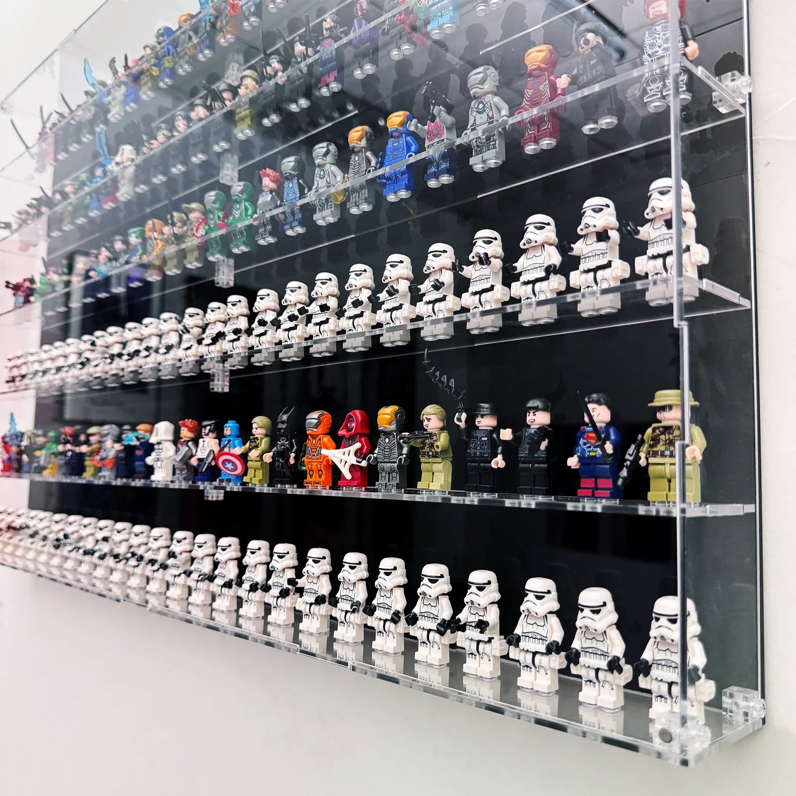 Display Case for LEGO® Minifigures | 6-Tier Universal Showcase (Fits 1 ...