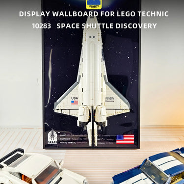 Wall Display Frame for LEGO® 10283 Icons NASA Space Shuttle Discovery - ICUANUTY