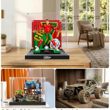 Udstillingskasse til LEGO® Cristiano Ronaldo – Fodboldlegende 43016
