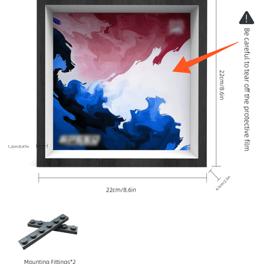 Display Car wall Frame for Speed Champion Visa Cash App VCARB 01 F1 77246 - ICUANUTY