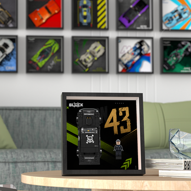 Wall Display Frame for LEGO Speed Champions Ken Block's '65 Ford Mustang Hoonicorn V1 77262