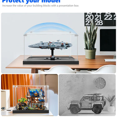 Display case for LEGO Star Wars™ Home One Starcruiser 75405 - ICUANUTY