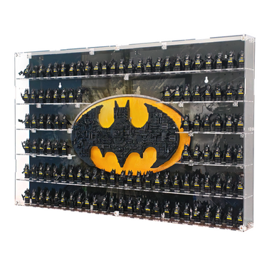 Acrylic Display Case for LEGO® Batman Minifigures | 6-Tier Universal Showcase (Fits 115 Figures)