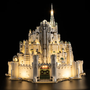Premium lyssæt kompatibelt med LEGO Ringenes Herre™ Ringenes Herre: Minas Tirith™ 11377