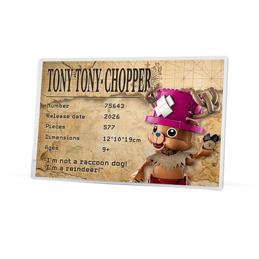 Display Plaque for One Piece Tony Tony Chopper 75643