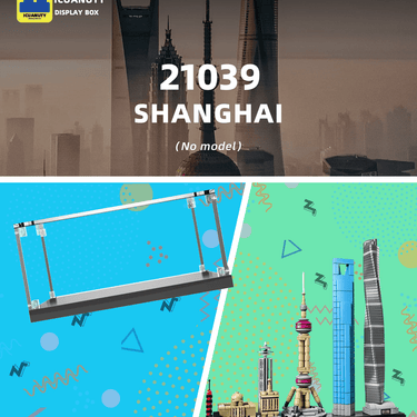 Display Case for LEGO Architecture：Shanghai 21039 - ICUANUTY