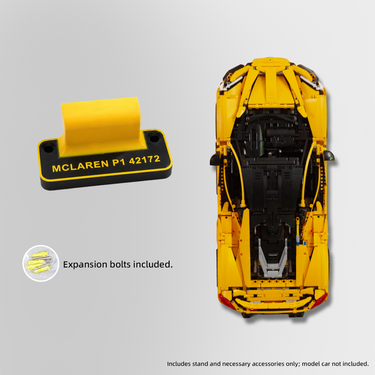 Vægmonteret stander til LEGO® Technic™ Super Cars | Displaybeslag holder