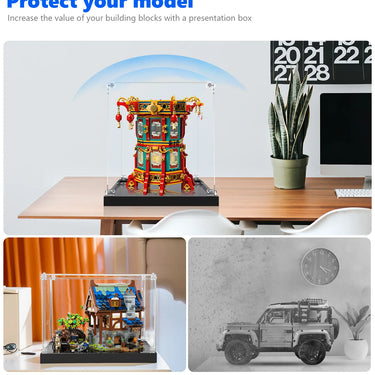 Display case for LEGO Other Trotting Lantern 80116 - ICUANUTY