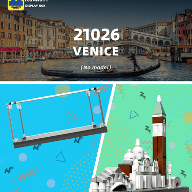Display Case for LEGO Architecture：Venice 21026 - ICUANUTY