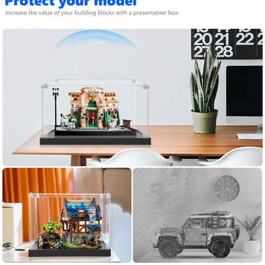 Display case for LEGO® Icons French Café 10362 - ICUANUTY