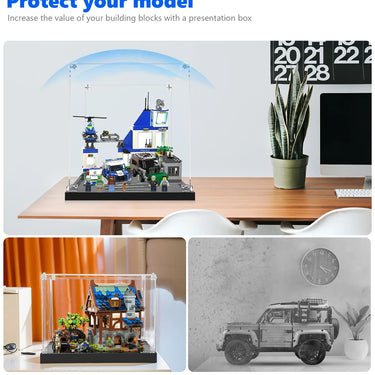 Display case for LEGO® City Police Station 60316 - ICUANUTY