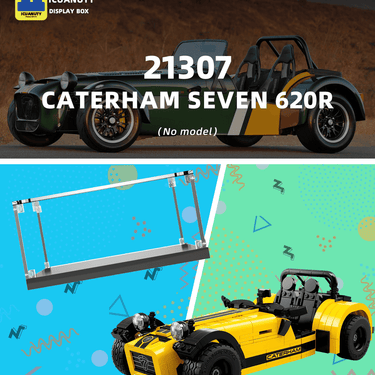Display Case for Lego Ideas Caterham Seven 620R 21307 - ICUANUTY