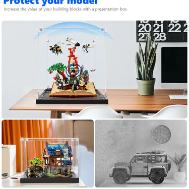 Display case for LEGO® Ideas The Evolution of STEM 21355 - ICUANUTY