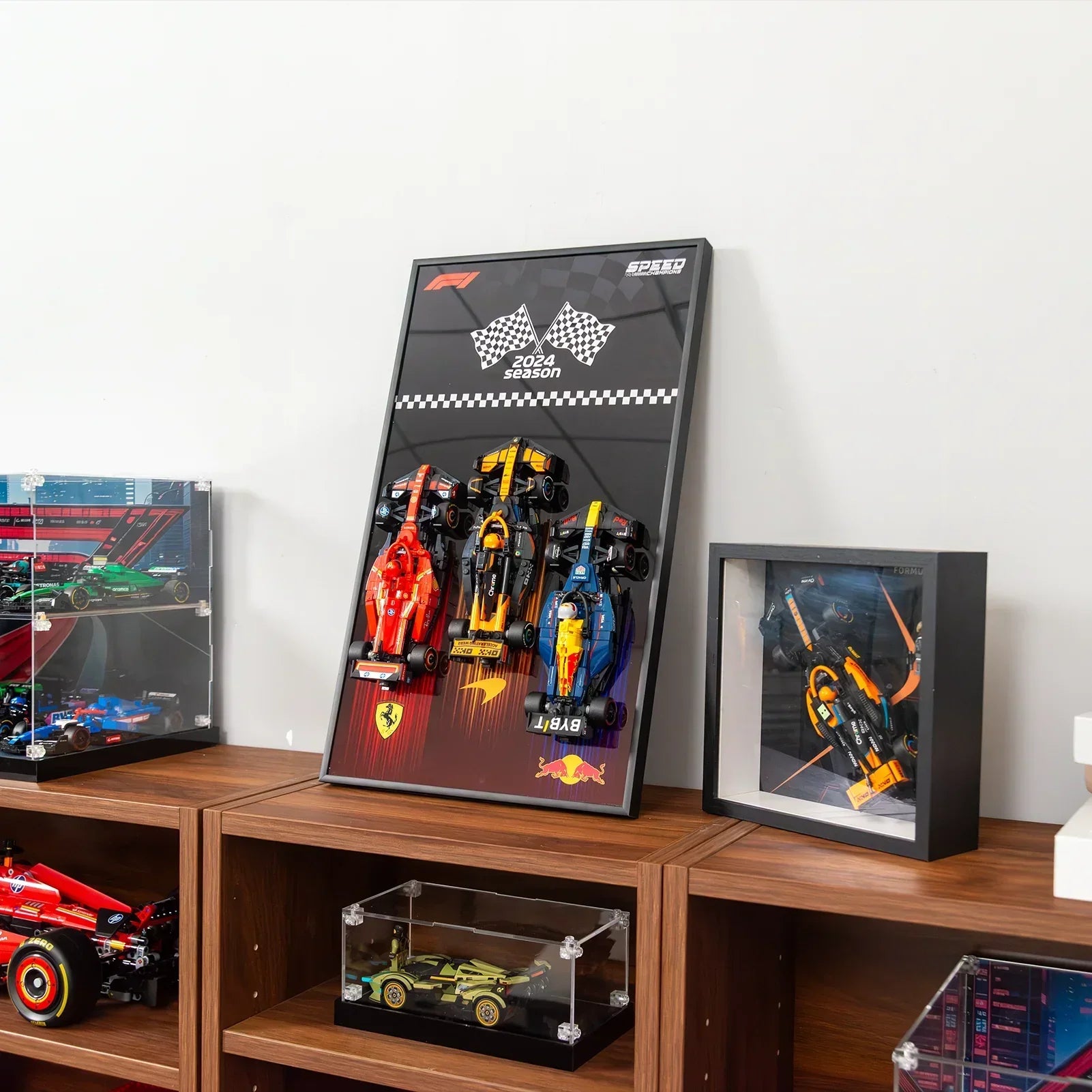 Speed Lego Frame Wall frame for LEGO Speed Champion F1 car (1:32) Triple Racer 2024 ...