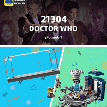 Display Case for LEGO Ideas Doctor Who 21304 - ICUANUTY