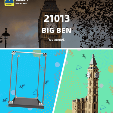 Display case for LEGO Architecture Big Ben 21013 - ICUANUTY