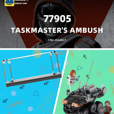 Display case for LEGO Marvel Black Widow：Taskmaster's Ambush 77905 - ICUANUTY