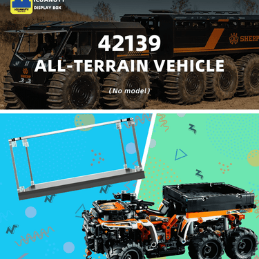 Display Case for LEGO Technic All-Terrain Vehicle 42139 - ICUANUTY