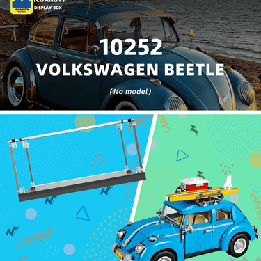 Display Case for LEGO Creator Volkswagen Beetle 10252 - ICUANUTY