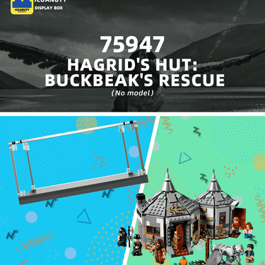 Display Case for LEGO Hagrid's Hut: Buckbeak's Rescue 75947 - ICUANUTY