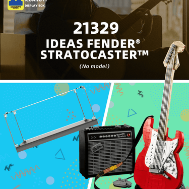 Display Case for LEGO Ideas Fender Stratocaster 21329 - ICUANUTY