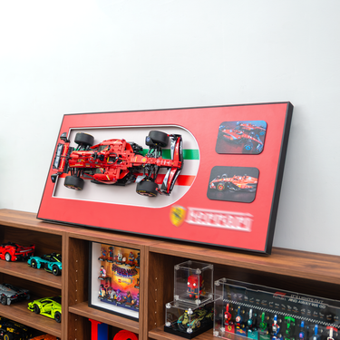 Wall Display Frame for LEGO® Technic™ Ferrari SF-24 F1 Car 42207