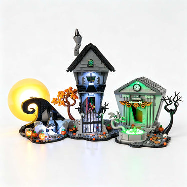 Premium Light Kit Compatible with LEGO Ideas Disney Tim Burton's The Nightmare Before Christmas 21351