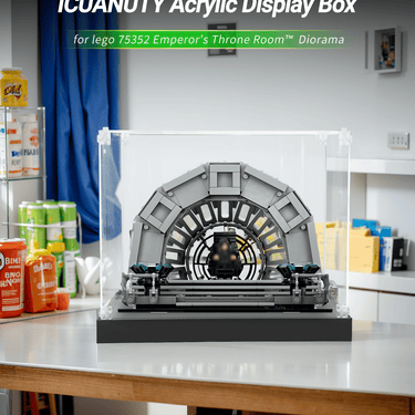 Display Case for LEGO Emperor's Throne Room Diorama 75352 - ICUANUTY