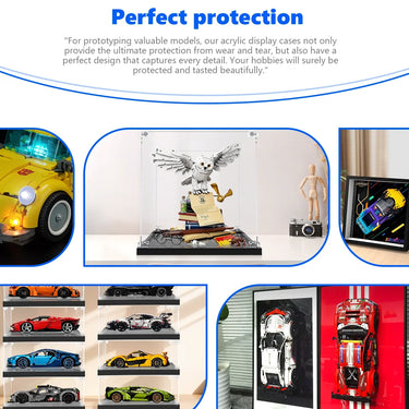 Display Case for LEGO® Harry Potter™Hogwarts™ Icons - Collectors' Edition 76391 - ICUANUTY