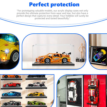 Display case for LEGO Technic™ Fast and Furious Toyota Supra MK4 42204 - ICUANUTY