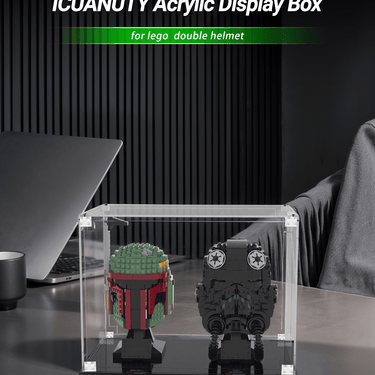 Display Case foe Lego Star Wars Helmet Series - ICUANUTY