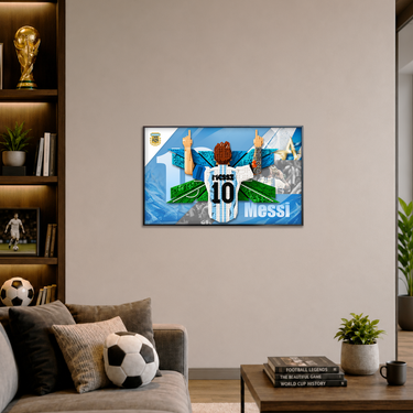 Wall Display Frame for LEGO® Editions Lionel Messi – Celebration 43018