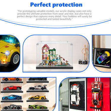 Display case for LEGO® Friends Heartlake City Apartments and Stores 42670 - ICUANUTY