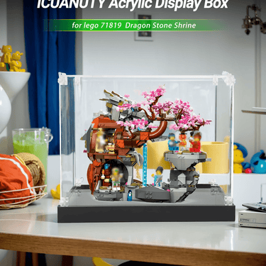Display case for LEGO Ninjago Dragon Stone Shrine 71819 - ICUANUTY