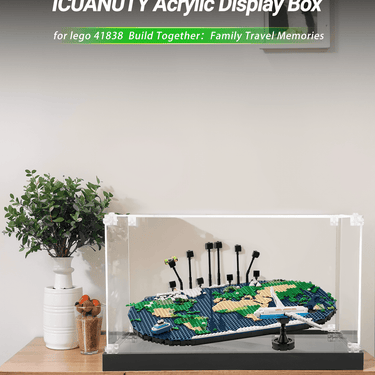 Display Case for Lego Navigation Footprint Map 41838 - ICUANUTY