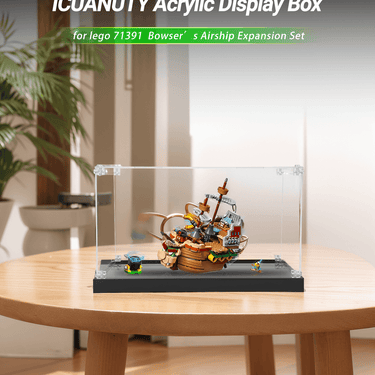 Display Case for LEGO Super Mario Bowser's Airship 71391 - ICUANUTY