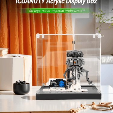 Display Case for LEGO Star Wars Imperial Probe Droid 75306 - ICUANUTY