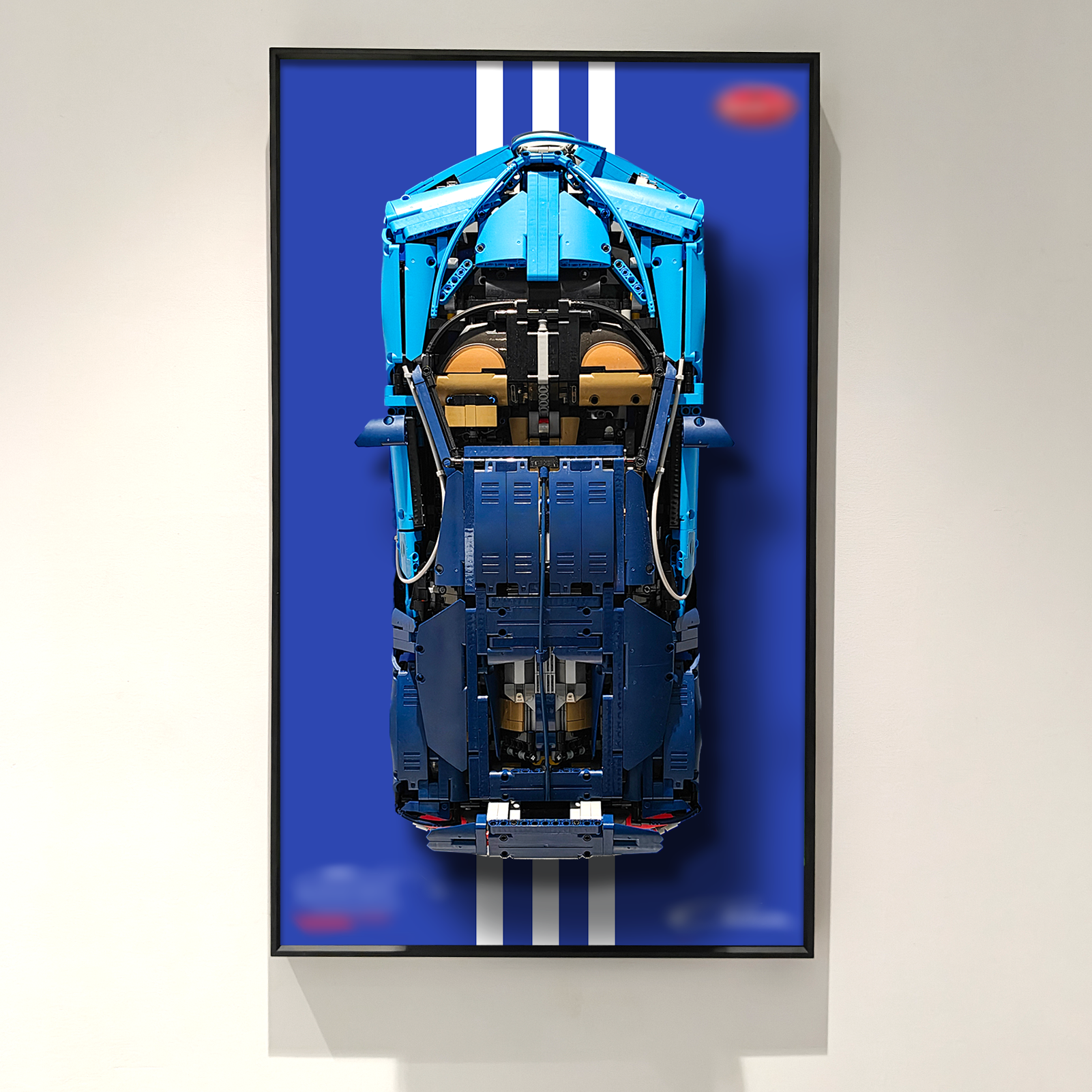 Display Wall Frame for Lego 42083 Technic™ Bugatti Chiron Lego Car