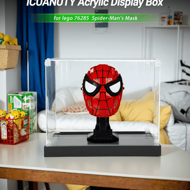 Display Case for Lego Marvel Spider-Man's Mask 76285 - ICUANUTY