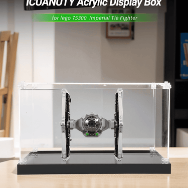 Display case for LEGO Iron Man Bust Imperial Tie Fighter 75300 - ICUANUTY