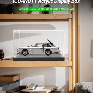Display case for LEGO James Bond Aston Martin DB5 10262 - ICUANUTY