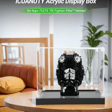 Display Case for Lego Star Wars TIE Fighter Pilot™ Helmet 75274 - ICUANUTY