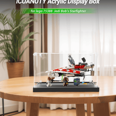 Display Case for LEGO Star Wars Jedi Bob's Starfighter 75388 - ICUANUTY