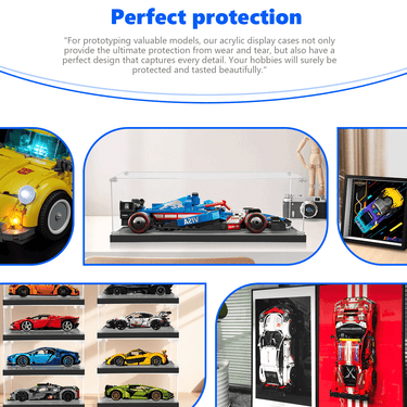 Display Case for LEGO Visa Cash App RB VCARB 01 F1 (1 :32 suitable) 77246 - ICUANUTY