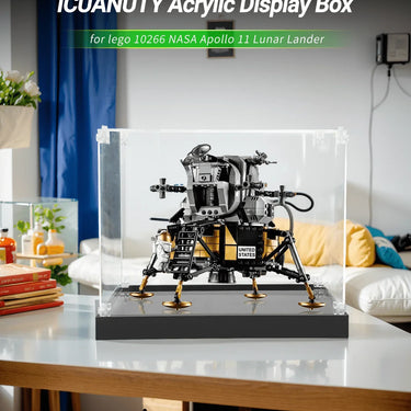 Display Case For Lego NASA Apollo 11 Lunar 10266 - ICUANUTY