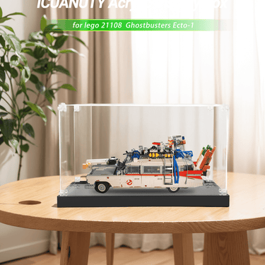 Display case for LEGO Ideas Ghostbusters Ecto-1 21108 - ICUANUTY