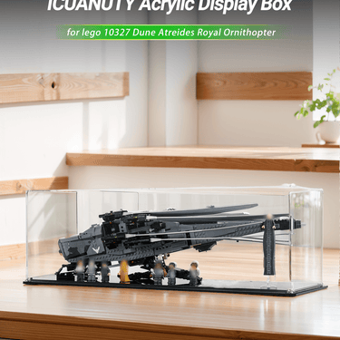 Display Case for Lego Dune Atreides Royal Ornithopter 10327 - ICUANUTY